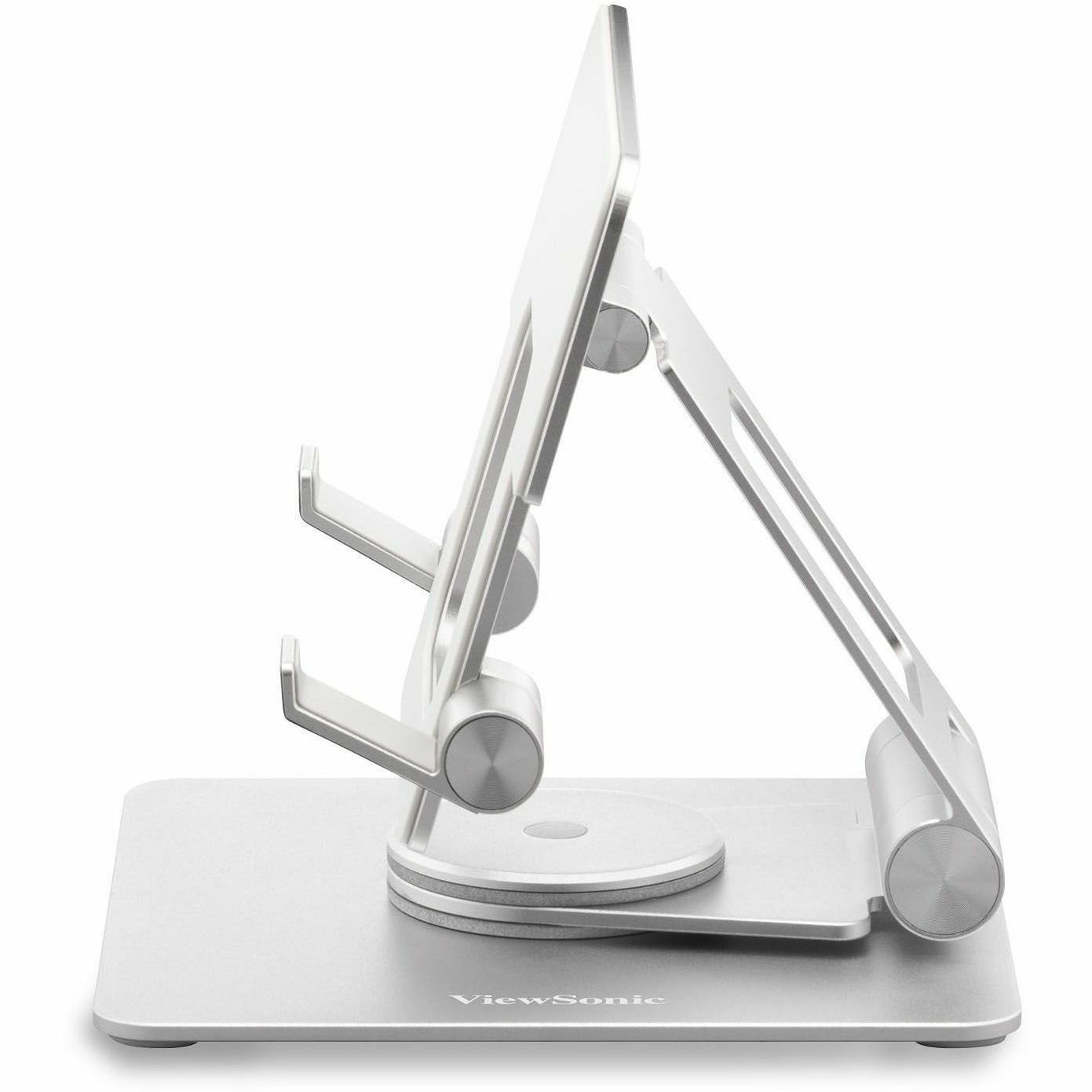 ViewSonic LCD-STND-001 Portable Monitor Stand with 360 Swivel, Tilt, and Height Adjustment for 2 Monitors up to 17 Inches Each