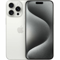 Apple iPhone 15 Pro 128 GB Smartphone - 6.1" OLED 2556 x 1179 - Hexa-core (A17 ProDual-core (2 Core) 3.78 GHz + A17 Pro Quad-core (4 Core) - 8 GB RAM - iOS 17 - 5G - White Titanium