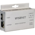 Wisenet Mini 1000M Multi-Rate Media Converter with PoE+ Output