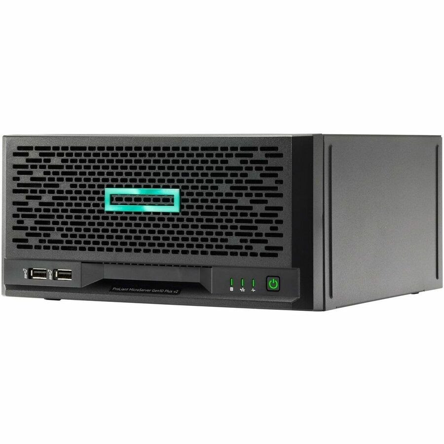 HPE ProLiant MicroServer Gen10 Plus v2 Ultra Micro Tower Server - 1 x Intel Xeon E-2314 2.8 GHz - 16 GB RAM - 1 TB HDD - Serial ATA/600 Controller - Smart Choice