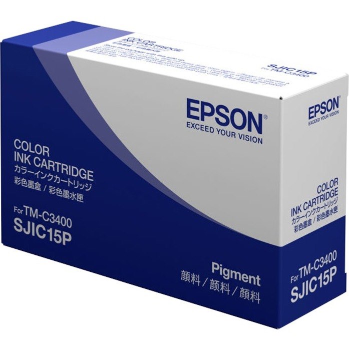 Epson SJIC15P Original Inkjet Ink Cartridge - Cyan, Magenta, Yellow - 1 Pack