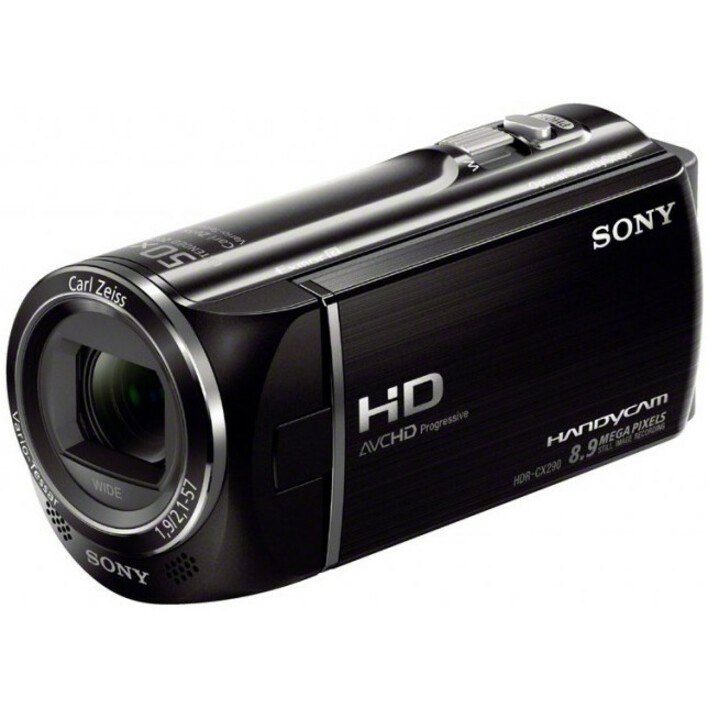 Sony Handycam HDR-CX290/B Digital Camcorder - 2.7" LCD Touchscreen - 1/5.8" Exmor R CMOS - Full HD - Black