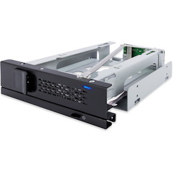Icy Dock TurboSwap MB171SP-1B Drive Bay Adapter for 5.25" SATA, Serial Attached SCSI (SAS) - SATA Host Interface External - Black