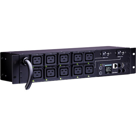 CyberPower PDU81009 200 - 240 VAC 30A Switched Metered-by-Outlet PDU
