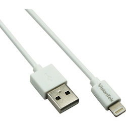 VisionTek Lightning to USB 2 Meter MFI Cable White (M/M)
