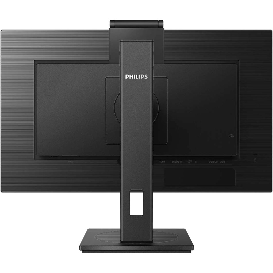 Philips 242B1H 24" Class Webcam Full HD LCD Monitor - 16:9 - Textured Black