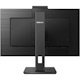 Philips 242B1H 24" Class Webcam Full HD LCD Monitor - 16:9 - Textured Black