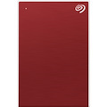 Seagate One Touch STKZ5000403 5 TB Portable Hard Drive - External - Red