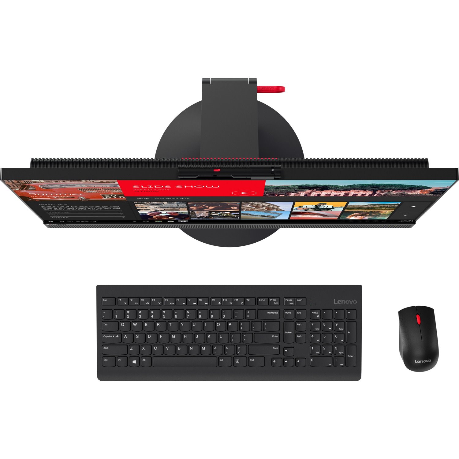 Lenovo ThinkCentre M920z 10S6002CUS All-in-One Computer - Intel Core i5 8th Gen i5-8500 - 8 GB - 256 GB SSD - 23.8" - Desktop - Business Black