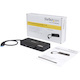 StarTech.com USB 3.0 Type A Docking Station for Notebook - Black - TAA Compliant