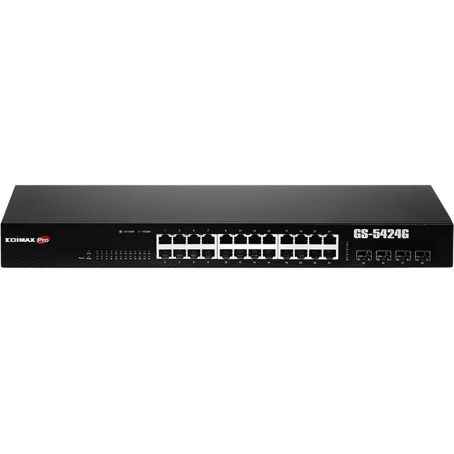 Edimax Long Range 24-Port Gigabit Web Smart Switch with 4 SFP Slots