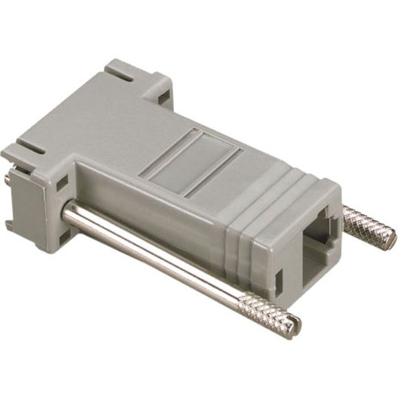 Black Box Modular Adapter Kit DB9F To RJ45F (10-Wire) w/ Thumbscrews