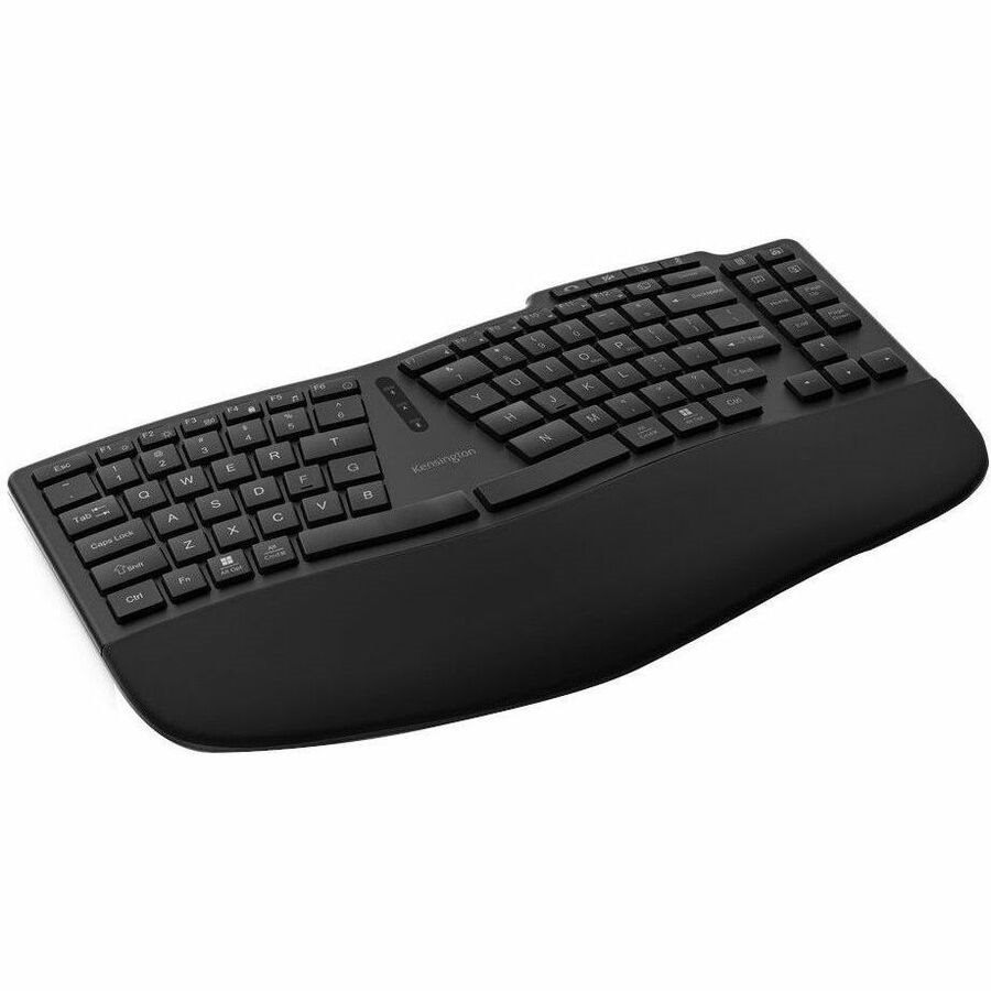 Kensington Pro Fit Ergo KB675 EQ TKL Keyboard - Wireless Connectivity - USB Interface - Black