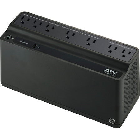 APC by Schneider Electric Back-UPS 650VA, 120V,1 USB charging port, Canada