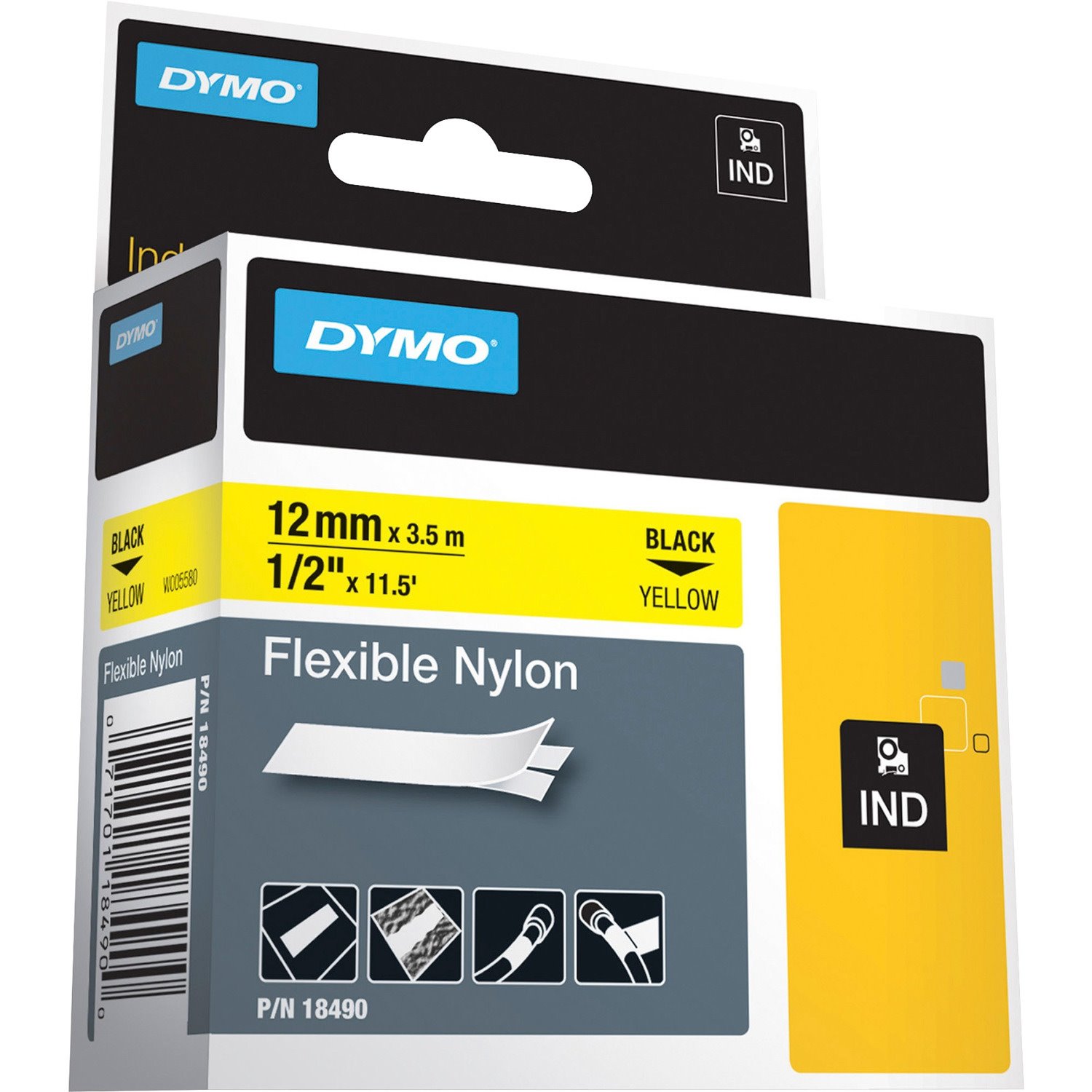 Dymo Rhino Flexible Nylon Labels