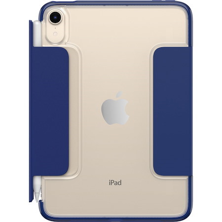 OtterBox Symmetry Series 360 Elite Carrying Case (Folio) Apple iPad mini (6th Generation) Tablet - Yale Blue (Blue/Clear)