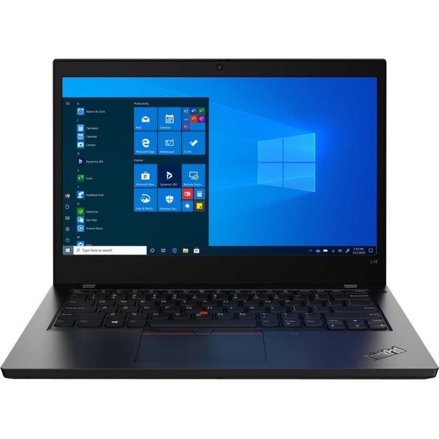 Lenovo ThinkPad L14 Gen1 20U5004TUS 14" Touchscreen Notebook - Full HD - 1920 x 1080 - AMD Ryzen 5 PRO 4650U Hexa-core (6 Core) 2.10 GHz - 16 GB Total RAM - 512 GB SSD - Glossy Black