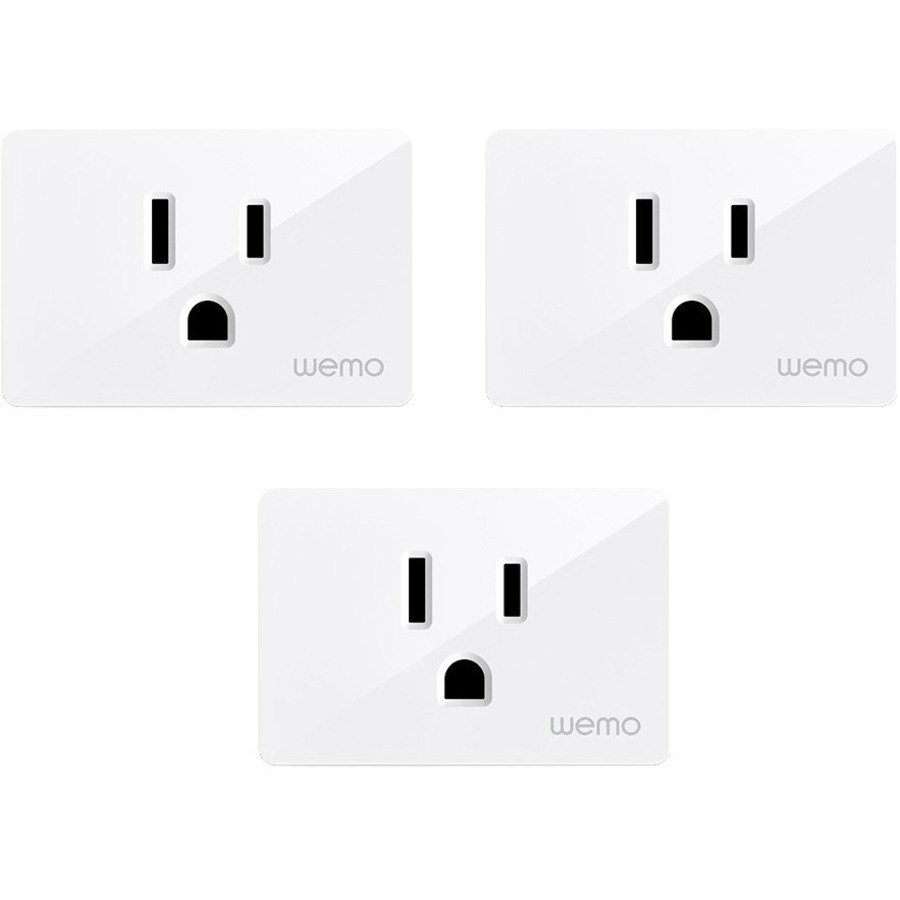 Linksys Wemo WiFi Smart Plug, 3 Pack