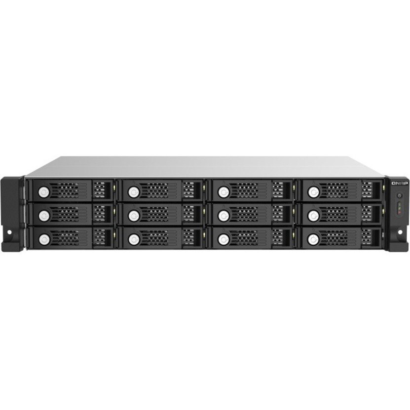QNAP TL-R1220SEP-RP Drive Enclosure SATA/600 - Mini-SAS HD Host Interface - 2U Rack-mountable
