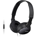 Sony MDR-ZX110AP Wired Over-the-head Stereo Headset - Black