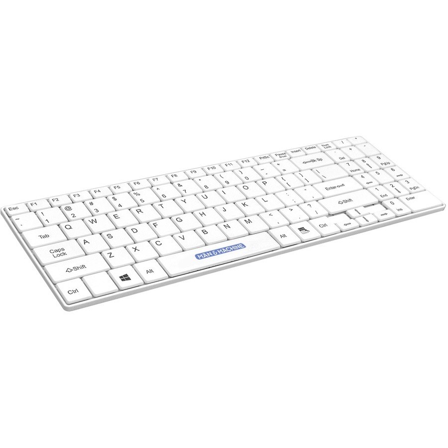 Man & Machine Its Cool Keyboard - Cable Connectivity - USB Interface - English (US) - White