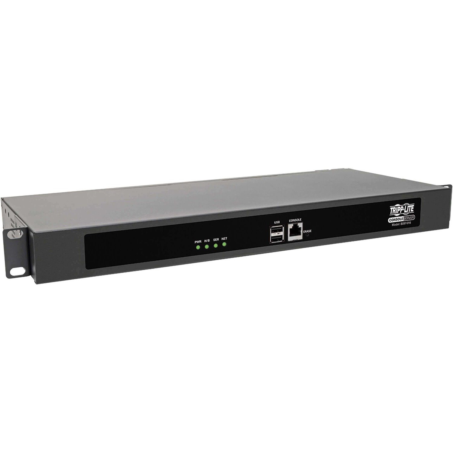 Tripp Lite by Eaton 16-Port Serial Console Server, USB Ports (2) - Dual GbE NIC, 4 Gb Flash, Desktop/1U Rack, CE, TAA