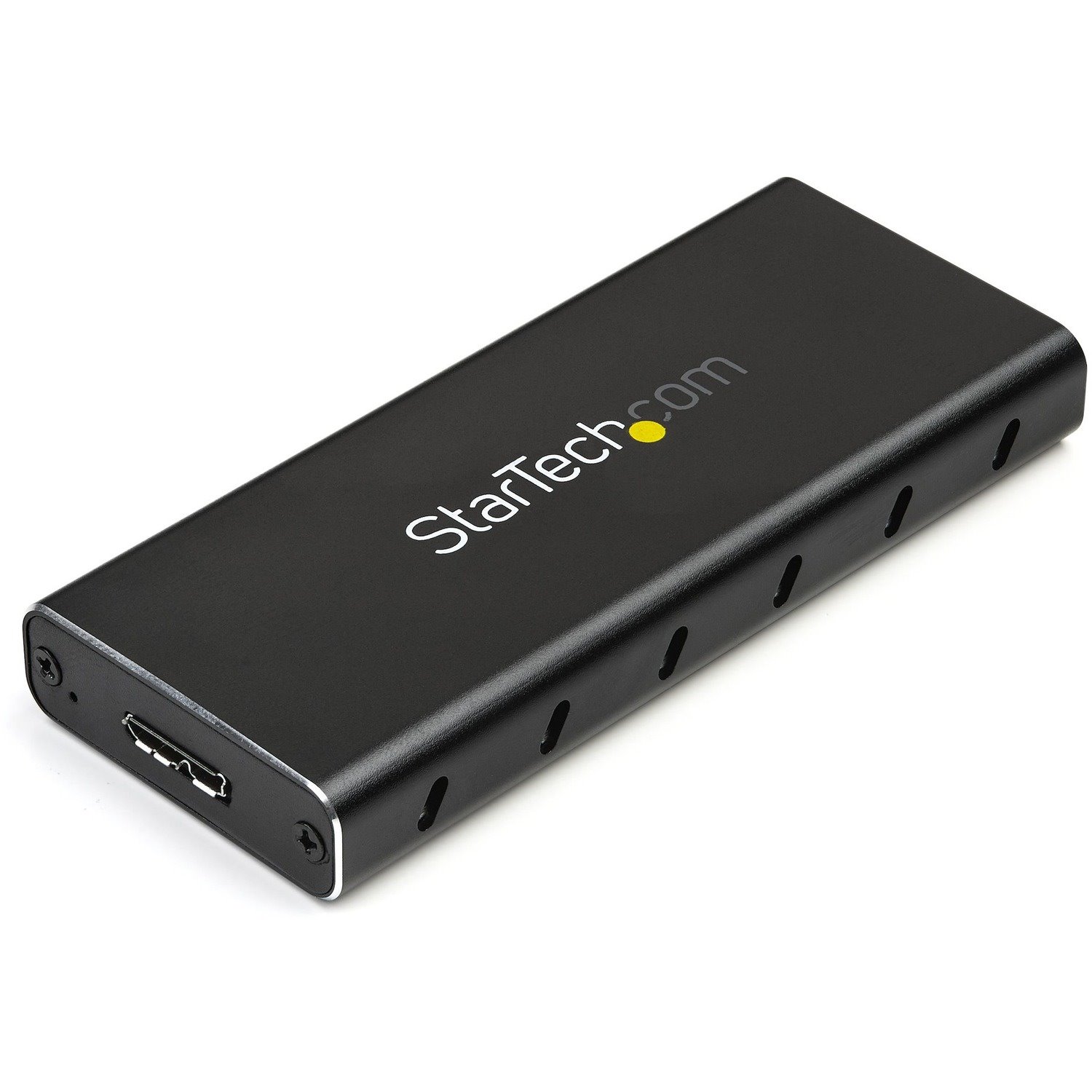 StarTech.com M.2 SSD Enclosure for M.2 SATA SSDs - USB 3.1 (10Gbps) with USB-C Cable - External Enclosure for USB-C Host - Aluminum