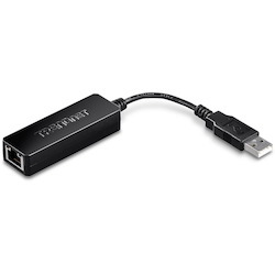 TRENDnet USB 2.0 to Fast Ethernet Adapter, Supports Windows And Mac OS, ASIX AX88772A Chipset, Backwards Compatible With USB 1.0 And 1.0, Full Duplex 200 Mbps Ethernet Speeds, Black, TU2-ET100