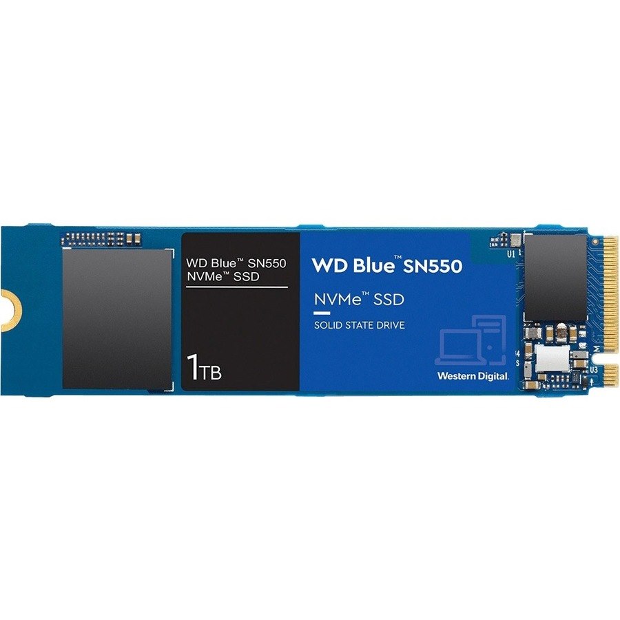 WD Blue SN550 WDS100T2B0C 1 TB Solid State Drive - M.2 2280 Internal - PCI Express NVMe (PCI Express NVMe 3.0 x4)
