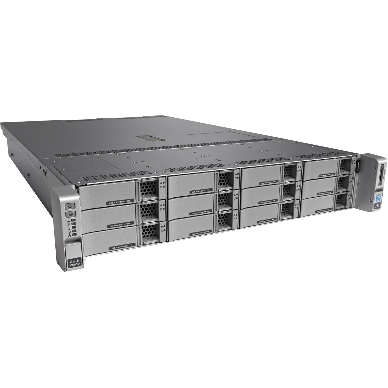 Cisco C240 M4 2U Rack Server - Intel Xeon E5-2650 v4 2.20 GHz - 256 GB RAM - 12Gb/s SAS, Serial ATA Controller