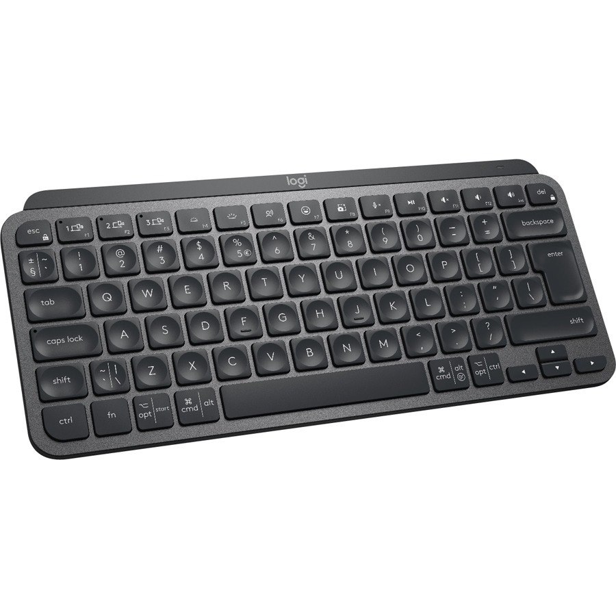 Logitech MX Keys Mini Keyboard - Wireless Connectivity - LED - English (US) - QWERTY Layout - Graphite