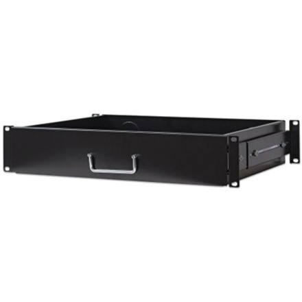 Intellinet 19" Drawer Shelf, 2U, Shelf Depth 350mm, Black