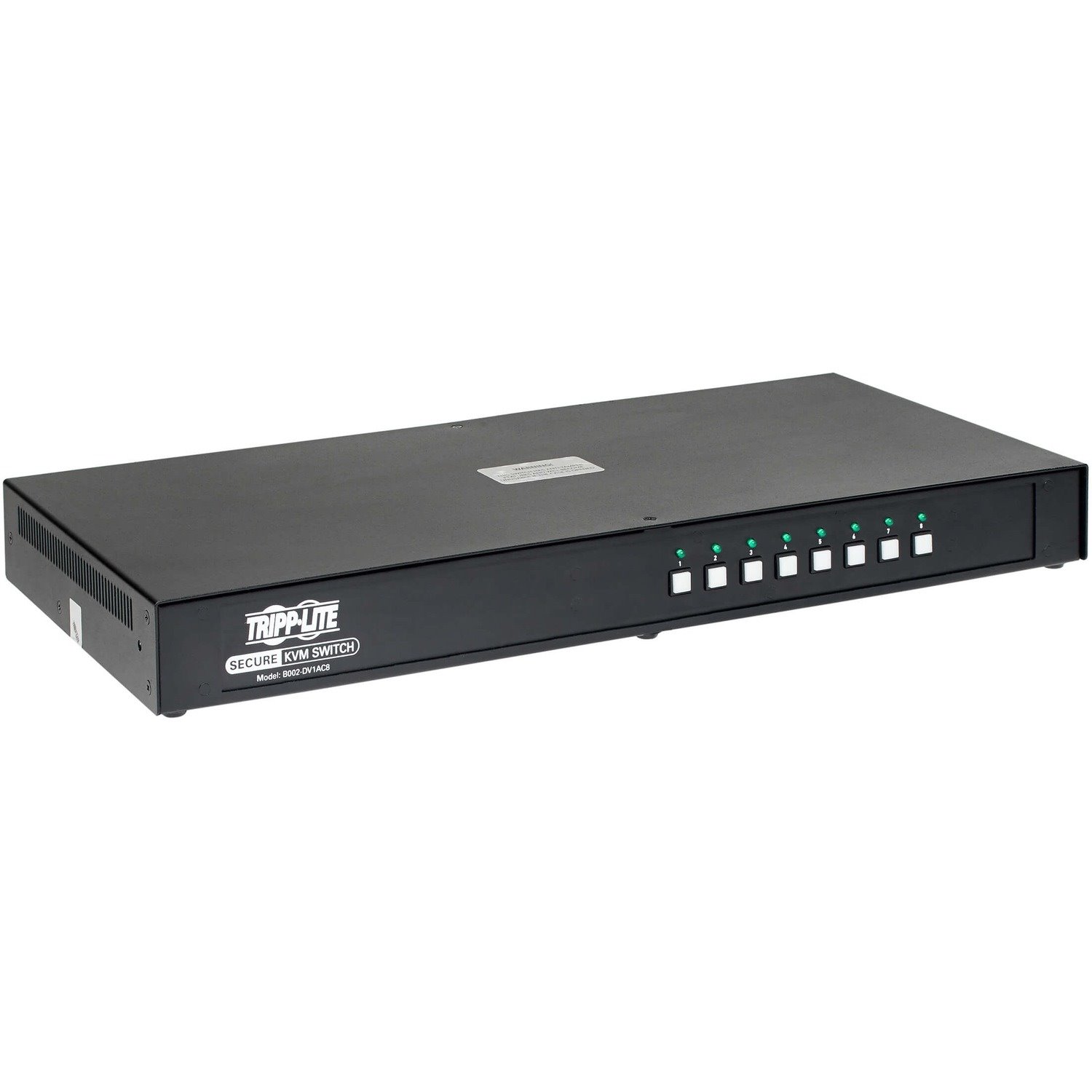 Tripp Lite Secure KVM Switch 8-Port DVI + Audio NIAP PP3.0 Certified w/ CAC