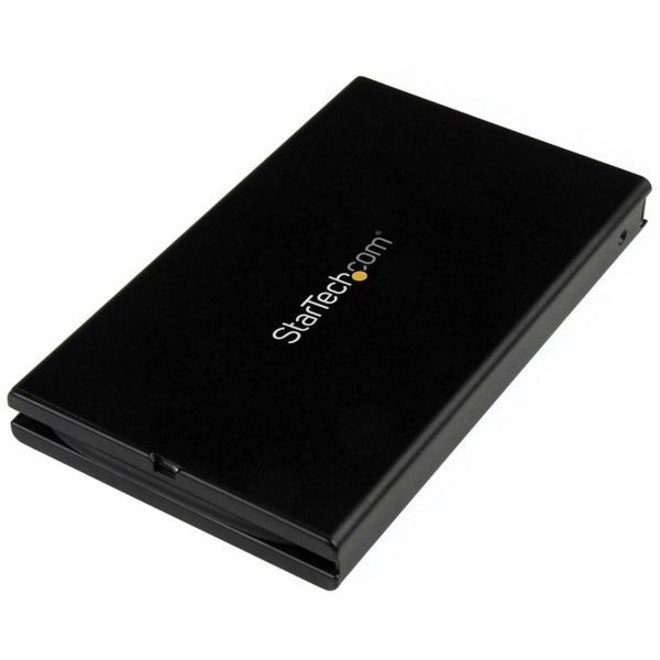 StarTech.com USB 3.1 (10Gbps) 2.5in SATA SSD / HDD Enclosure with Integrated USB-C Cable - SATA I/II/III and UASP Support