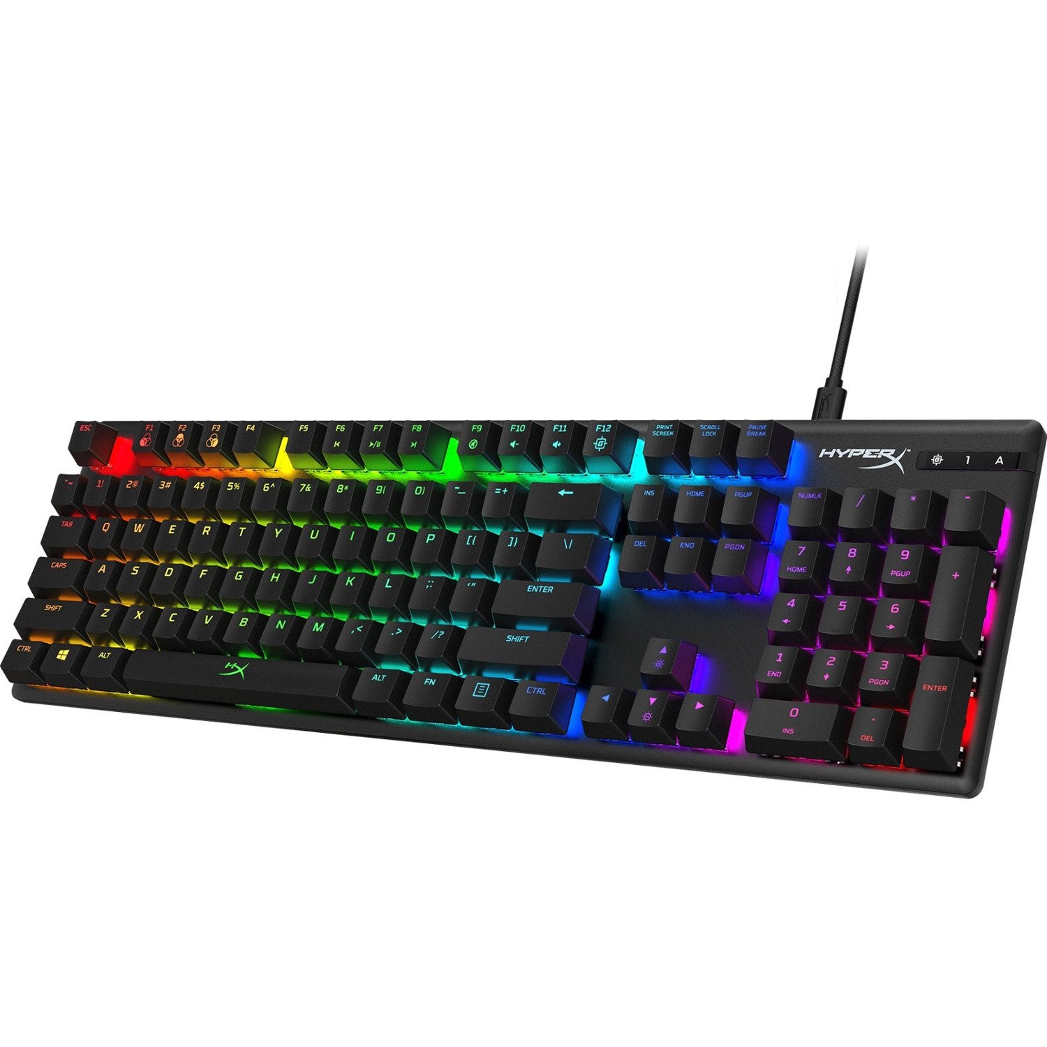 HyperX Alloy Origins Gaming Keyboard - Cable Connectivity - USB Type A Interface - English (US)