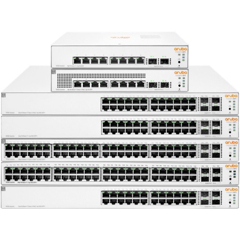 Aruba Instant On 1930 24 Ports Manageable Ethernet Switch - Gigabit Ethernet, 10 Gigabit Ethernet - 10/100/1000Base-T, 10GBase-X