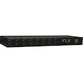 Tripp Lite by Eaton 1.9kW Single-Phase Switched PDU - LX Interface, 120V Outlets (16 5-15/20R), L5-20P/5-20P Input, 12 ft. (3.66 m) Cord, 1U Rack-Mount, TAA