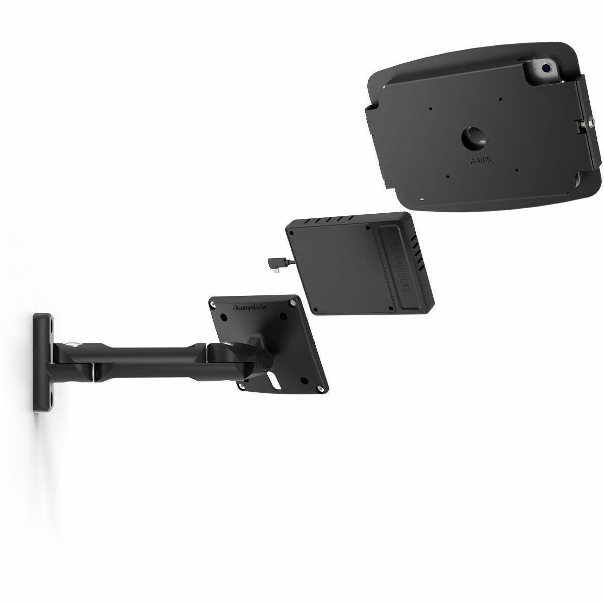 Compulocks Mounting Enclosure for Kiosk, Tablet - Black