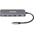 D-Link USB Hub - USB 3.0 Type C - Portable