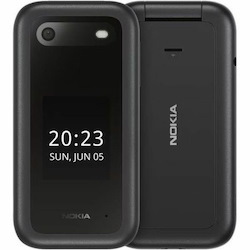 Nokia 2660 Flip 128 MB Feature Phone - 2.8" Flexible Folding Screen TFT LCD QVGA 240 x 320 - Cortex A71 GHz - 48 MB RAM - Series 30+ - 4G - Red
