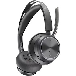Poly Voyager Focus 2 Wired/Wireless On-ear Stereo Headset - Black