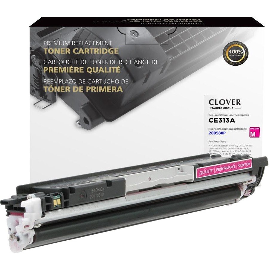 Clover Technologies Remanufactured Laser Toner Cartridge - Alternative for HP 126A (CE313A, CF341A) - Magenta Pack