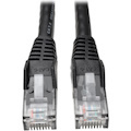 Eaton Tripp Lite Series Cat6 Gigabit Snagless Molded (UTP) Ethernet Cable (RJ45 M/M), PoE, Black, 8 ft. (2.43 m)