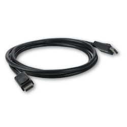 Belkin 3ft DisplayPort Cable with Latches Video/Audio - DP 4K M/M - Black