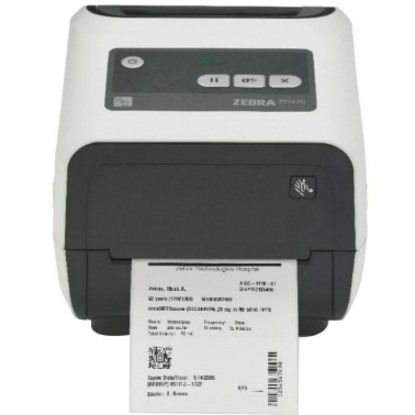 Zebra ZD420 Desktop Thermal Transfer Printer - Monochrome - Label Print - Ethernet - USB - Bluetooth