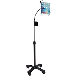 CTA Compact Gooseneck Floor Stand for 7-13 Inch Tablets, including iPad 10.2-inch (7th/ 8th/ 9th Generation)