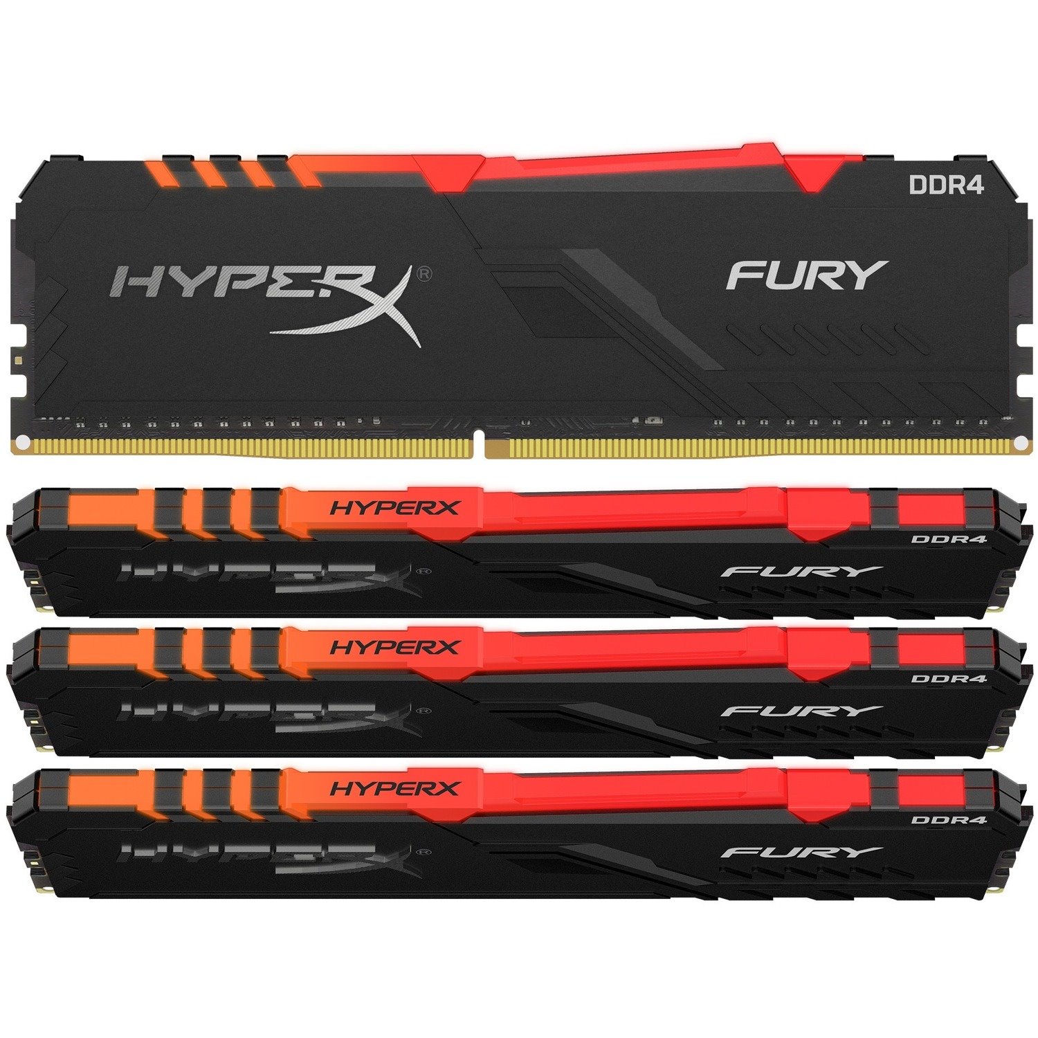 HyperX FURY 64GB (4 x 16GB) DDR4 SDRAM Memory Kit