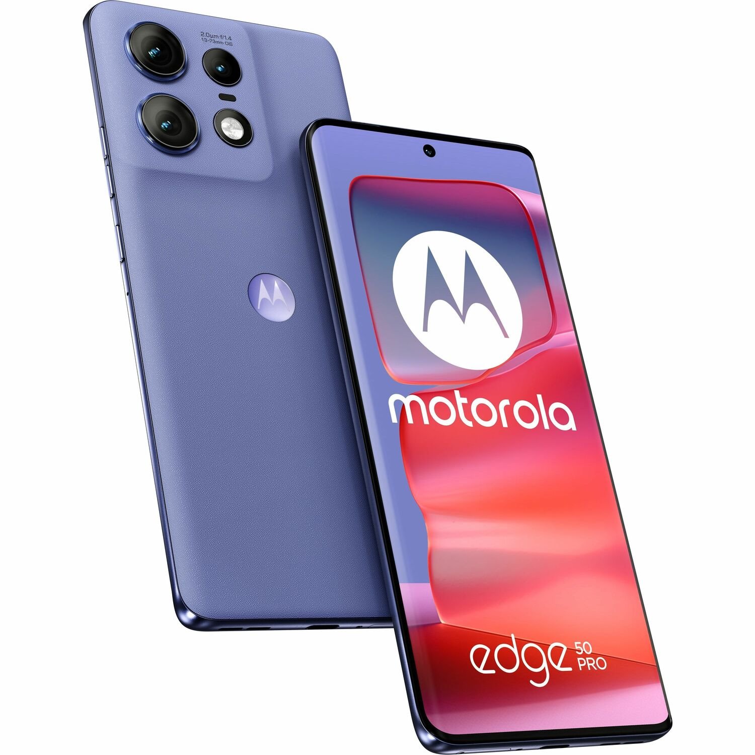 Motorola Mobility Edge 50 Pro 256 GB Smartphone - 6.7" P-OLED Super HD 2712 x 1220 - Kryo2.63 GHz - 12 GB RAM - Android 14 - 5G - Luxe Lavender