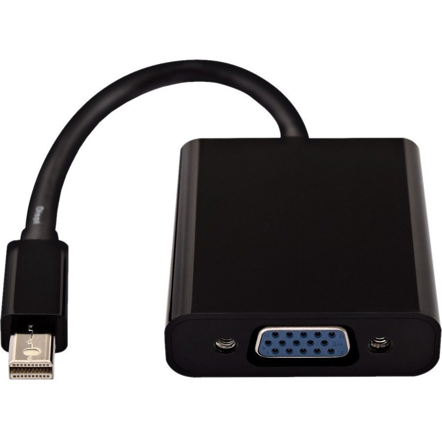 V7 Black Video Adapter Mini DisplayPort Male to VGA Female