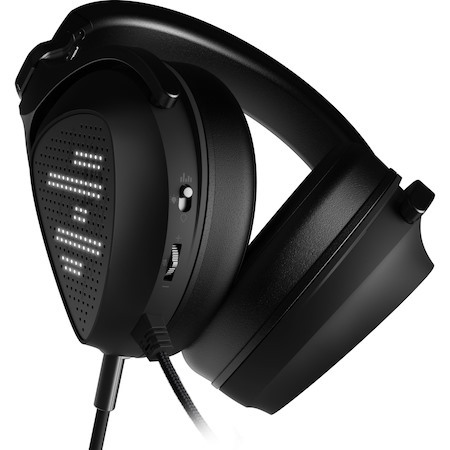 Asus ROG Delta S Animate Wired Over-the-head Stereo Gaming Headset - Black